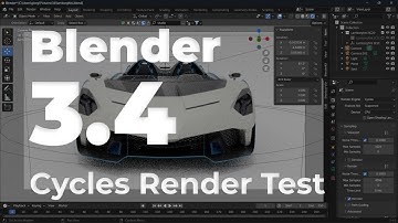Blender 3.4 Cycles Render Test