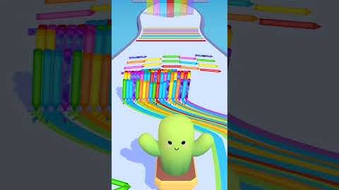 Pencil Rush 3D Gameplay(Android,iOS)  #Shorts