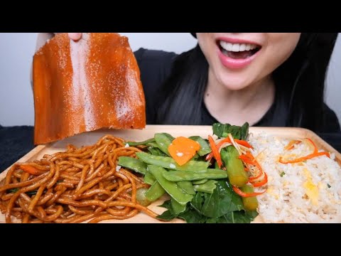 CRISPY BBQ PORK (ASMR EATING SOUNDS) LIGHT WHISPERS | SAS-ASMR