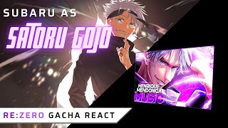 Rezero React To Subaru As Satoru Gojo Rap Do Henrique Mendonça