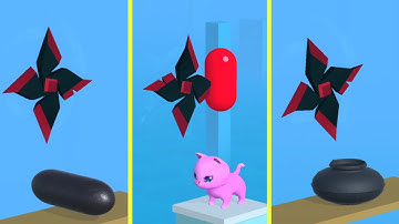 Dont Slice The Cats - Very Satisfying and Relaxing ASMR Slicing Video Game