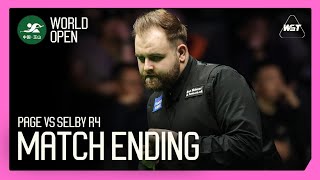 Page's Break To Beat Selby In R4! 🔥 | World Open 2024