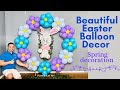 Easter and Spring Decor (Floral balloon arch)