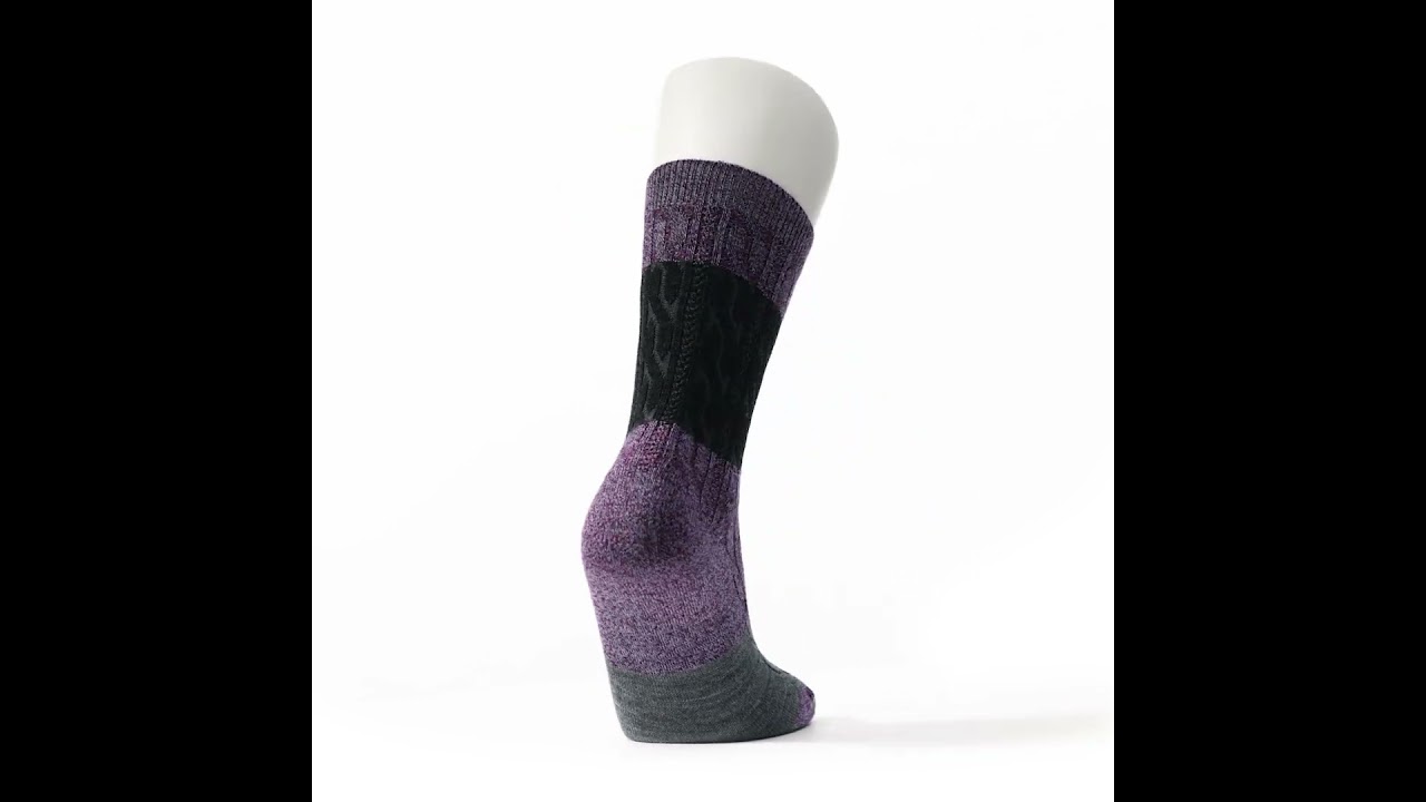 Smartwool - Everyday Color Block Cable Crew Sock - Women's