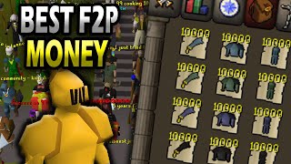 I Found the Best F2P Money Makers in OSRS