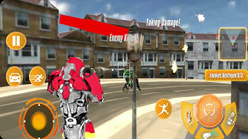 Flying Fire Truck Transform - Fire Truck Game -Android gameplay #4