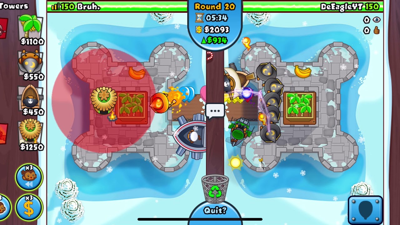 BTD Battles #6 | Insane Banana Farm Strategy$$ 