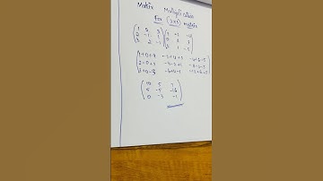 Multiplication of (3 x 3) matrix. #matrices #matrixmultiplication #maths1a