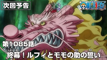 ONE PIECE 1085話予告「終幕！ルフィとモモの助の誓い」