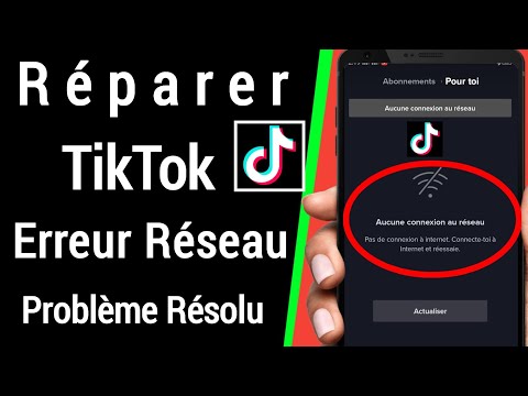 Comment réparer l'erreur de connexion réseau Tiktok - 2021 || Résoudre le problème du réseau tiktok