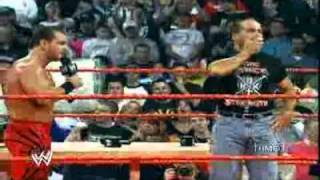 Chris Benoit vs Shawn Michaels vs Triple h. Promo