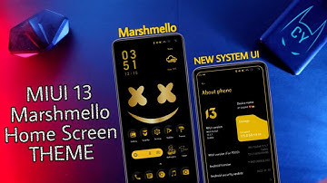 MIUI 13 Marshmello Home Screen Theme | I Used Xiaomi Themes Only To Customize Like This Minimalistic