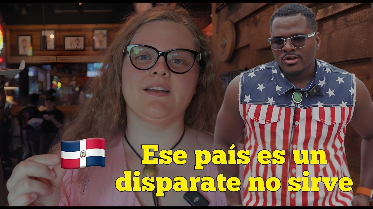 Le dice a la gente que no viajen para república dominicana es un mal pais usa es mejor