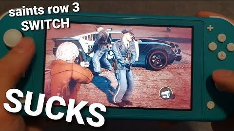 why I HATE Saints Row the Third Remastered on Switch Lite