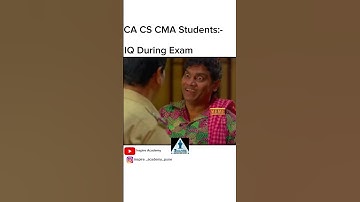 😂Reality Of CA,CS,CMA Students During Exam #education #trending #csstudents #commerce #viralvideo