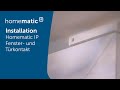 Homematic IP | Installation eines Fenster- und Türkontakts