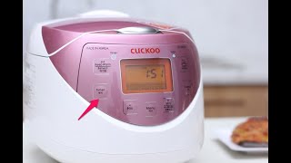 Hướng dẫn cách sử dụng nồi cơm điện cuckoo ngôn ngữ hàn quốc