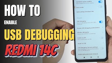 How to Enable USB debugging on Redmi 14C