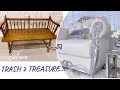 OLD BENCH TO LUXURIOUS SOFA! DIY TRASH TO TREASURE ON A WHOLE NEWLEVEL!