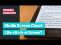 Kindle screen check