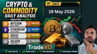 Bitcoin Ethereum Gold Silver Analysis 19 May- TradeXo #btcusd #gold #tradexo