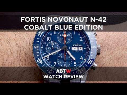 Fortis Novonaut N-42 Cobalt Blue Edition Watch Review