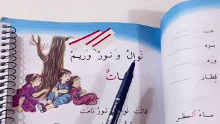 (نوال ونور وريم) قراءة الصف الاول الابتدائي ص ٦٣ .ست مريم