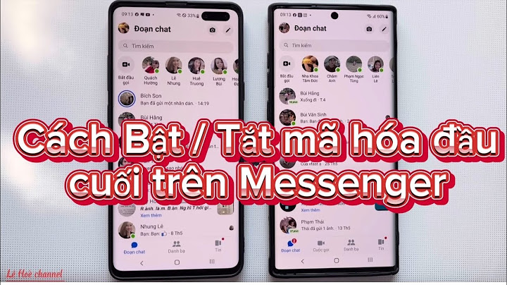 Hướng dẫn cài mật khẩu messenger