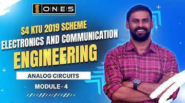 S4 KTU 2019 Scheme QP Solution | ECE | ANALOG CIRCUITS  | ECT 202 | MODULE 4 | 2023 | ONES
