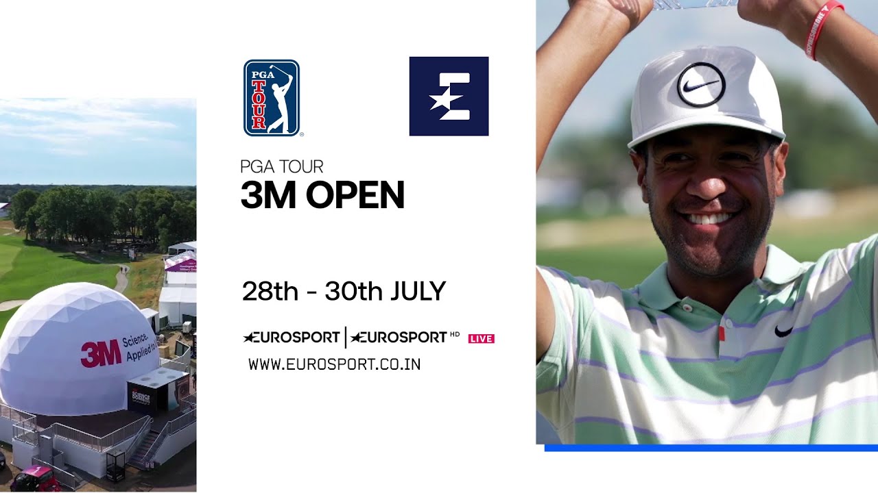 PGA Tour 3M Open⛳️ Will Tony Finau shine and hoist the 3M Open trophy once again? Eurosport India