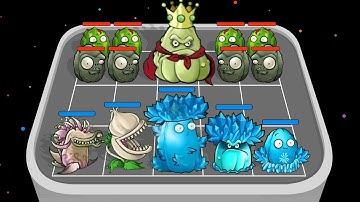 PVZ Fusion MOD (Game 01.2) Merge Plants vs. Zombies Evolution Gameplay, Android Games Merge Battles