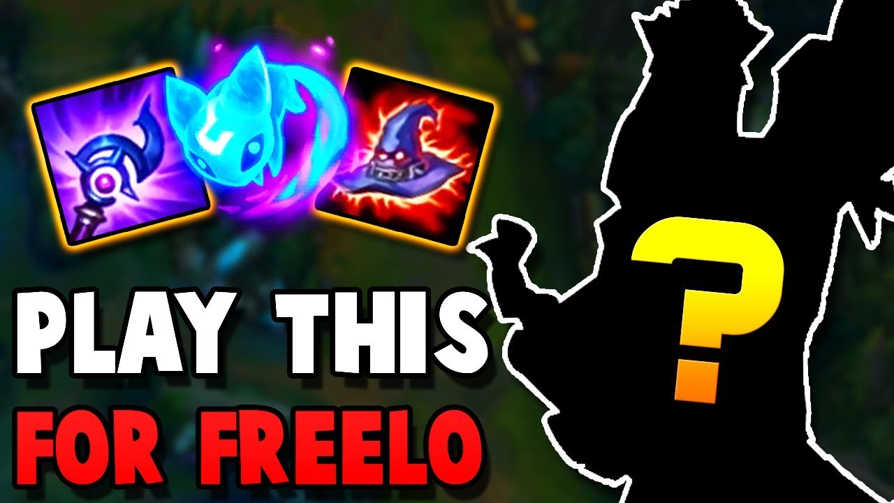 this champion is so FREELO when you play it adc.. - Challenger to RANK 1