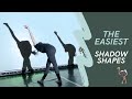 The EASIEST SHADOW SHAPES for kids/ Human Bodies in creating shadow dancing / Verba shadow theatre