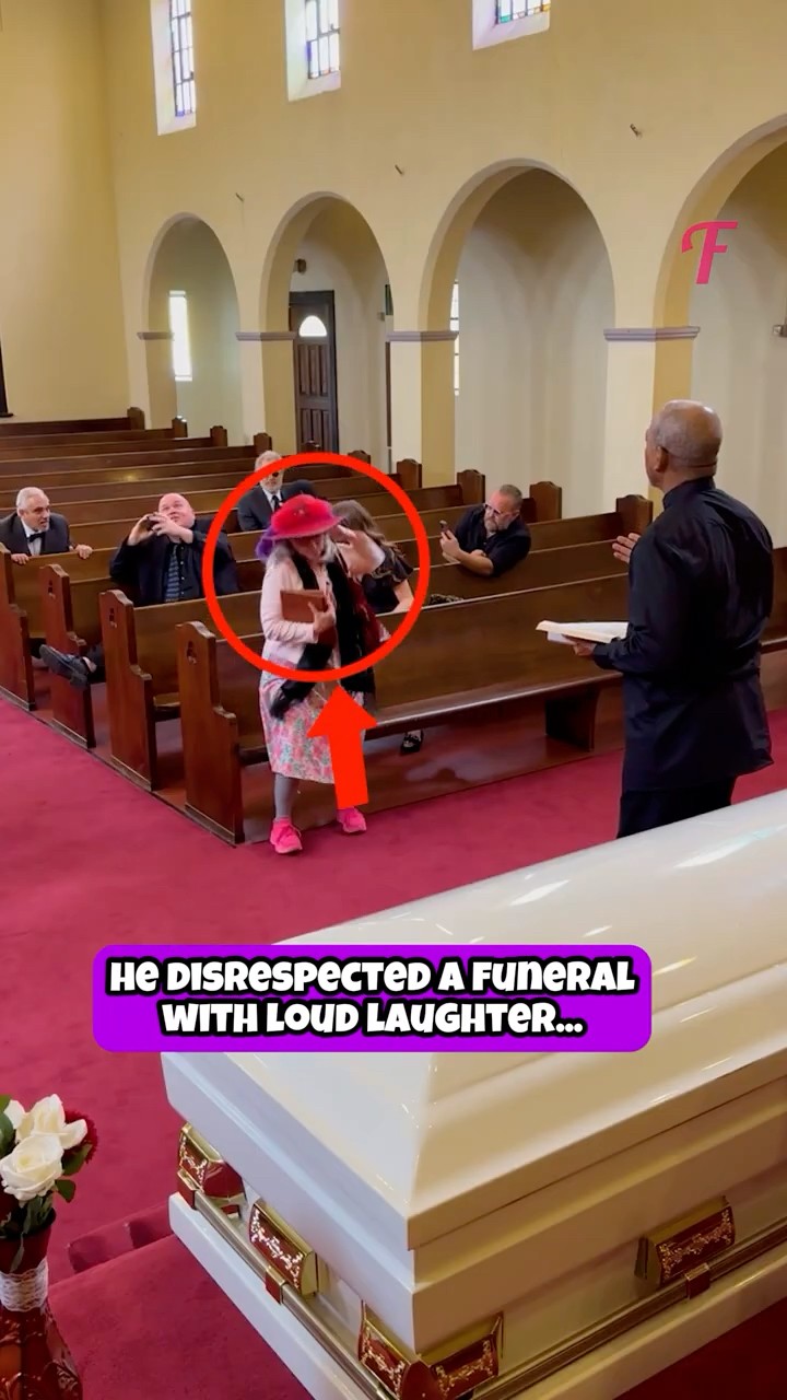 He Laughed at a Funeral But an Elderly Lady Shut Him Down! #shorts