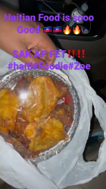 Haitian Food is where it’s at!!! #haiti #zoe #foodie
