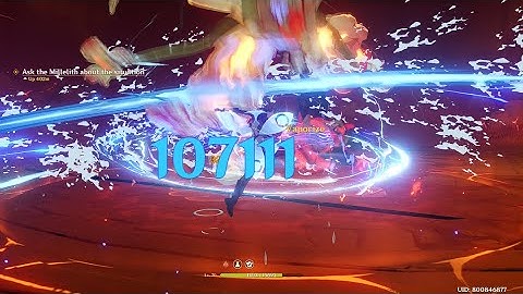 lvl70 Childe 1 shot kill Pyro Regisvine | F2P Genshin Impact showcase