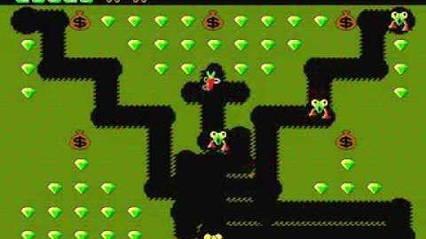 Digger DOS Games Level 4