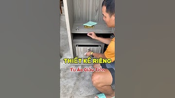 Thiết kế riêng tủ áo giấu tiền #tuao #tuaodep #tuquanao #tugiautien #woodworking #trending #diy