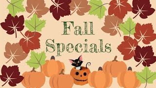 Fall specials: pumpkin cream with coconut and cinnamon