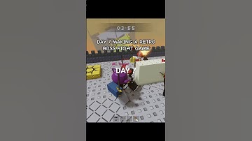 Day 7 - making a retro style boss fighting game #roblox #indie #dev