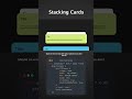 ✨ Stacking cards Animation