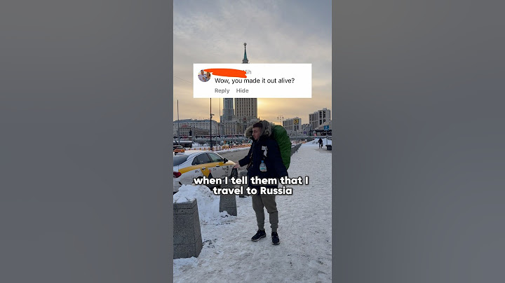 Traveling to Russia as an American 😅