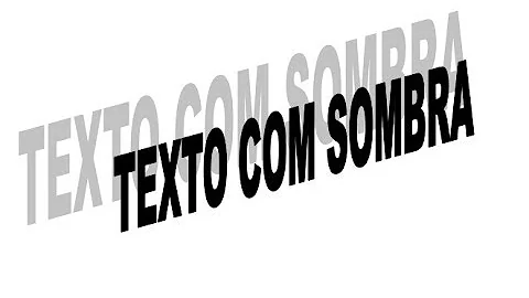 Como colocar sombra no texto Instagram?