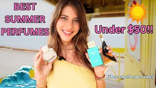 BEST SUMMER PERFUMES FOR UNDER $50! Affordable fragrances that smell EXPENSIVE! (NO DUPES)