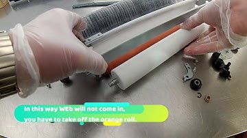 Fuser Cleaning Web RICOH MP 5002 5001 5000 4002 4001 4000 TUTORIAL Web End