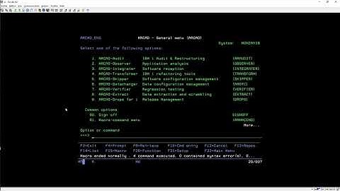 How to create a Merlin project from an existing Arcad application 5250