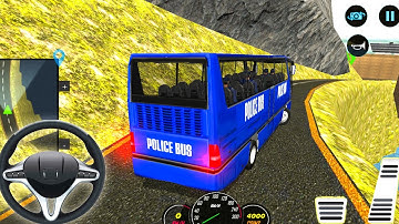 offroad bus simulator games 2022 - New Army Military Transport Bus - Android Gameplay