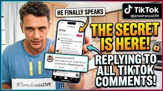 James Franco replies to comments on his TikTok videos
