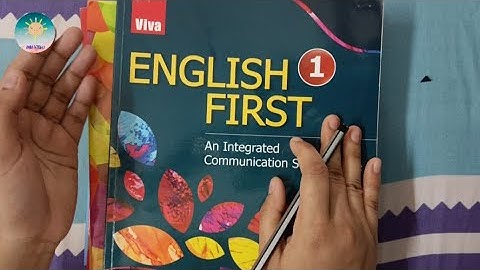 Class -1 Books 📚 ICSE board.