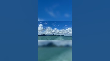 Thumbnail of ocean 🌊 with beautiful sky ☁️and song🎧 |Beautiful scene |Glamour of nature